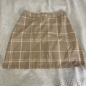 Plaid Mini Skirt